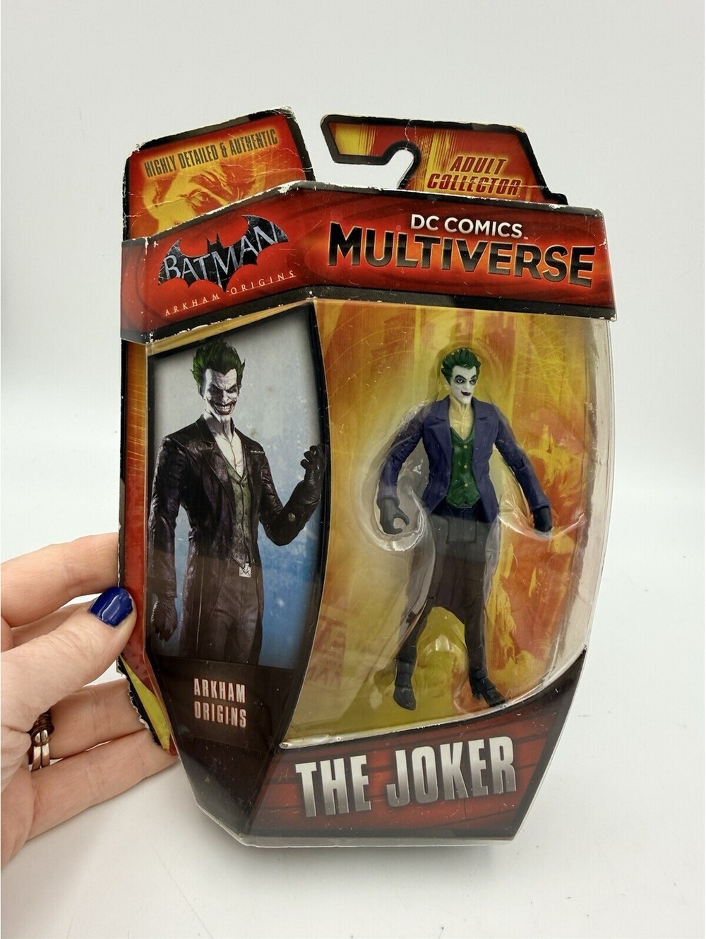 Batman Arkham Origins DC Multiverse Joker 4” Figure 2014 – NEW Sealed